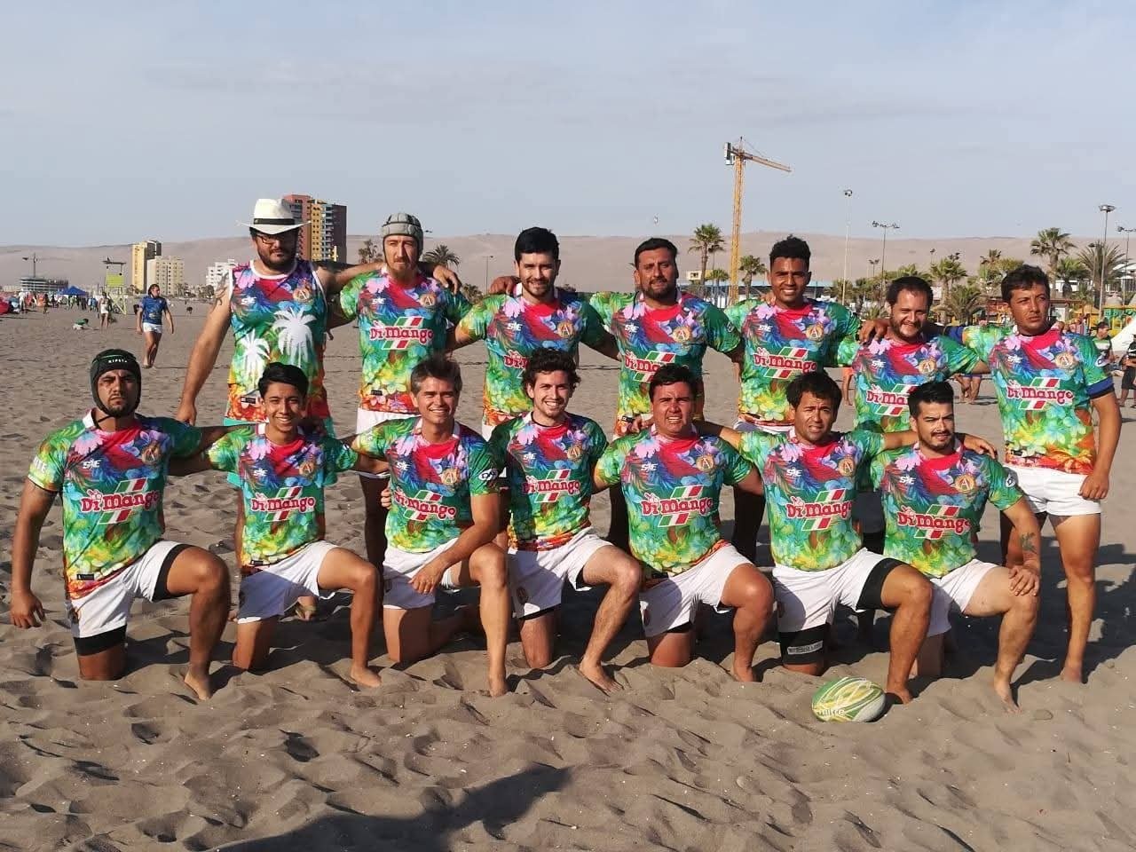 Equipo de rugby playa con camiseta full print