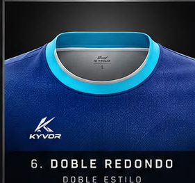 Cuello doble redondo